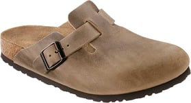 Birkenstock Boston Soft Footbed Natural Leather Oile Tabacco Brown 47 - Fri frakt