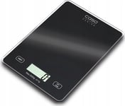Caso Slim, Elektronisk Köksvåg, 5 Kg, 1 G, Svart, Glas, Rektangel