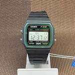 Casio F-91W-3D Classic Retro Water Resistant Stopwatch Black Resin Digital Watch