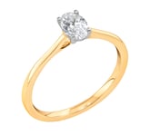 Midem Copenhagen enstens diamantring 0,50ct gulguld