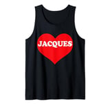 I Heart Jacques, I Love Jacques Custom Tank Top