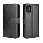 Cubot Note 7 Case [Wallet Case] [Kickstand] [Card Slots] [Magnetic Flip Cover] Compatible with Cubot Note 7 Smartphone(Black)