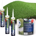 Bond It Astro Pro Joining Seaming Kit For Artificial Fake Turf Grass Tape & Glue