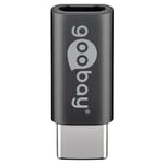 Goobay - Adaptateur usb-c™ vers Micro-USB 2.0, Gris - Connecteur usb-c™ Prise femelle micro usb 2.0 (type b) (51597)