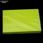 10pcs Fluorescence Nail Files Sanding Buffer Care Yellow