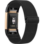 Elastiskt Ersättningsarmband för Fitbit Charge 2, Justerbart Sportarmband