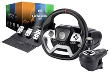Maxx Tech Pro Force Feedback Racing Wheel Kit PC, Xbox & PS4