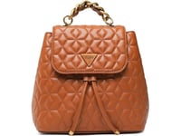 Guess, Elenia, Cognac, Polyuretan, Textil Ryggsäck, Dam Dam