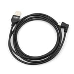 System-S Câble USB coudé à 90° pour Samsung S7560 S4 Zoom Galaxy Express S4 Mini Active ATIV S