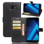 samsung Samsung A7 2017 PU Wallet Case Black