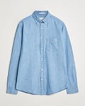 GANT Regular Fit Chambray Shirt Light Blue