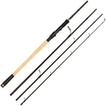 Abu Garcia Tormentor Spinning Rod, Fishing Rod, Spinning Rods, Slim Blank, Premium Cork Handle, All-Round Predator Fishing Rod, Unisex, Black, 3.04m | 12-36g
