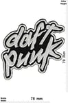 Daft Punk French House Music Patch Badge Embroidered Iron on Applique