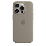 Apple Silikonskal med MagSafe till iPhone 15 Pro – lera