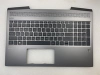 HP ZBook 15v G5 L25111-211 Magyar Hungarian Keyboard Palmrest Hungary Top Cover