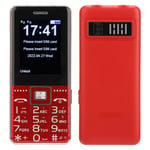 (Red) Unlocked Seniors Cell Phones 2G Big Button Unlocked Seniors Phones
