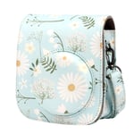 Anter Protective Case Compatible with Fujifilm Instax Mini 11 Instant Film Camera with Removable Strap - Chrysanthemum
