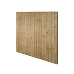 Forest Garden 6ft x 5'6ft Pressure Treated Closedboard Fence Panel 1.83m x 1.68m