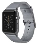 BELKIN Apple Watch (38mm) Wristband GRAY Classic Italian Leather - F8W731btC02