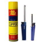 EPISENT | Clipper Gas with 2 Clipper Tube Lighter | Long & Mini Clipper Tube | Clipper Gas Compatible with All Lighters | BBQ, Candle, Camping, Gas, Kitchen, Cooking Lighter