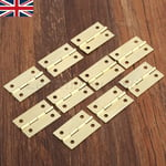 10X Furniture Hardware Drawer Cabinets Wooden Box Flat Hinges FREE HQ Shipping