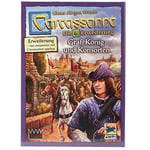 Hans im Glück | Carcassonne - Count, King and Consorts | 6th Expansion | Family Game | Board Game | 2-6 Players | From 7+ Years | 40+ Minutes | German