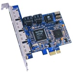 Cablematic - Adaptateur PCI Express SATA (2 + 4 EXT INT)