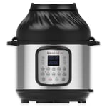 Instant Pot Duo Crisp + Air Fryer 11-in-1 Multicooker, 5.7L - Pressure Cooker, Air Fryer, Slow Cooker, Steamer, Sous Vide Machine, Dehydrator with Grill, Food Warmer & Baking Functions