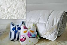 Merino Wool Bedding Baby Duvet 100 x 140 + Pillow 40/60 500gsm 8tog Happy Sheep