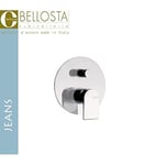 Bellosta 01 – 4800/et mitigeur baignoire/douche sans corps encastré, chrome