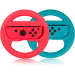VOLANT JEUX VIDEO Volant pour Nintendo Switch Manette, Volant de Course 2 PCS Compatible avec Mario Kart, Volant de Manette de J