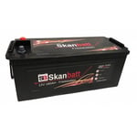 SKANBATT Fritidsbatteri 12V 180AH 1000CCA (513x223x203/223mm) +venstre