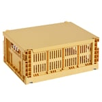 HAY Colour Crate lokk medium, golden yellow