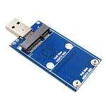 Msata till USB 3.0 hårddiskfodral Msata USB-adapter Extern solid state-diskadapter Stödjer 30x30