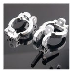 HONG YI-HAT RC Alum Front C-Hub Steering Knuckle 2P For 1:10 Yeti 90026 Spare Parts (Color : White)