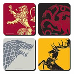 Game Of Thrones Set of 4 Coasters, HBO, Half Moon Bay, NEW, Sealed