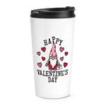 Happy Valentine's Day Gonk Gnome Travel Mug Cup Love Girlfriend Boyfriend Wife