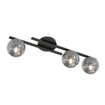 Emibig Lighting - Kairo 74cm - Takplafond - Svart/Rökfärgad