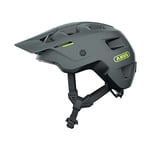 ABUS MTB Helmet MoDrop - robust bike helmet with good ventilation for mountain bikers - individual fit - unisex - grey, size M