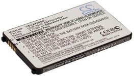 Kompatibelt med LG GT350, 3.7V, 950 mAh