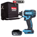 Makita DTD152Z LXT 18v Impact Driver Body With 1 x 5Ah Battery & Cube Bag