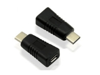 Value 12.99.3190, USB 2.0 Type C, USB 2.0 Type Micro B, Svart