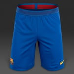 Nike FC Barcelona Aeroswift Football Shorts Sz S Blue Gold New 776831 480