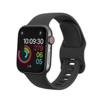 Apple Watch Series 7 41mm Armband i silikon, Svart