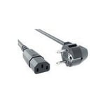 BACHMANN Supply cord H05VV-F3G1,5,grey (356.909)