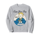 Fallout Video Game Vault Boy Poker Enjoy Your Stay Sweatshirt