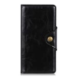 BRAND SET Case for Realme X50 Pro 5G Phone Case Wallet Leather Flip Cover Case with Secure Copper Buckle Closing Lock and Bracket Function, Suitable for Realme X50 Pro 5G(Black)