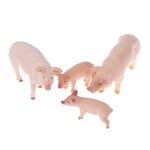 Simulation Animals Pig Model Action Figures Kid Educational Toys 5(mini Pig)