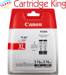 Canon PGI-570 XL Printer Ink Cartridges Twin