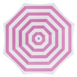 Modigt rosa strandparasoll 180 cm i nylon
